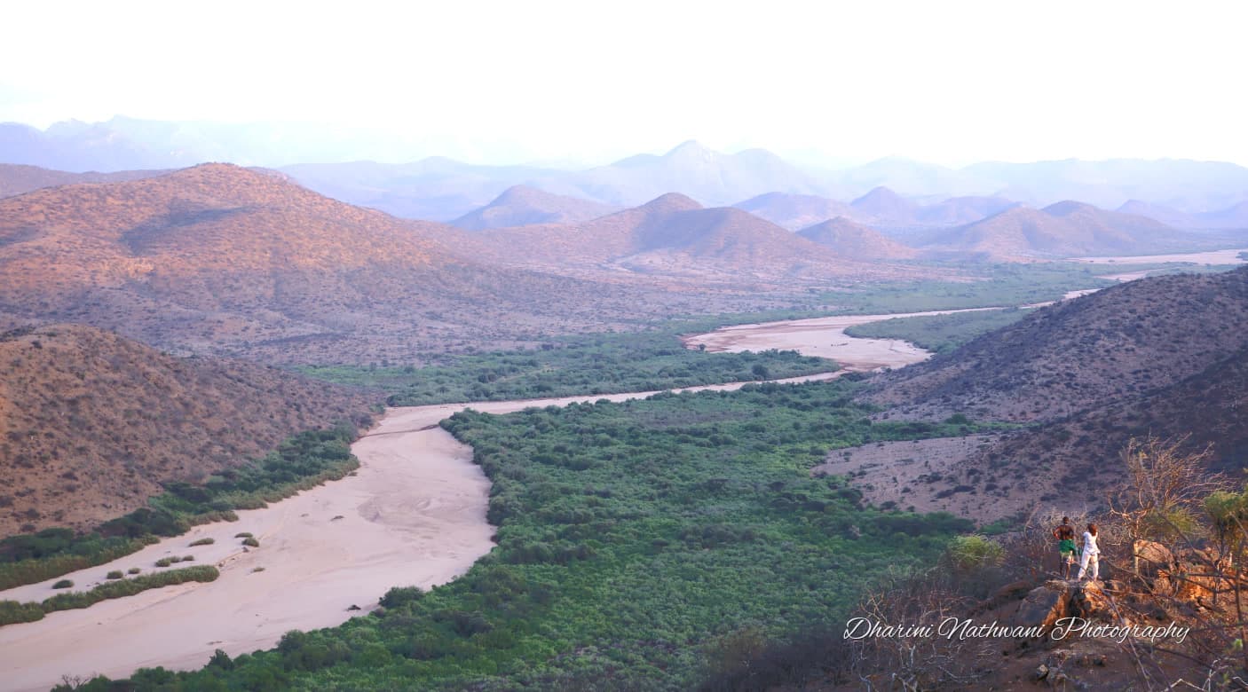 Dawn over the remote mountains of northern Kenya